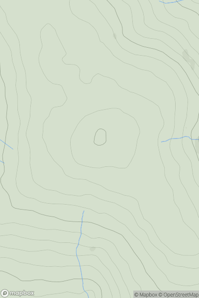 Thumbnail image for Black Hill [North Pennines] [NY873410] showing contour plot for surrounding peak